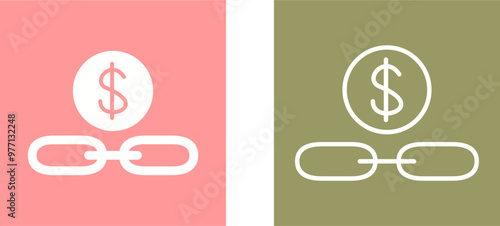 Link Sales Vector Icon