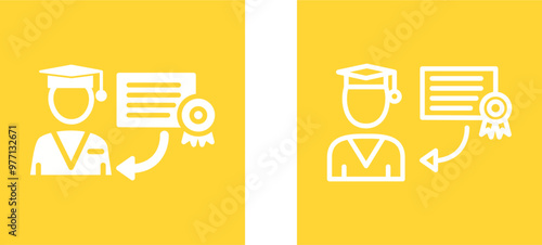 Receiving Degree Vector Icon