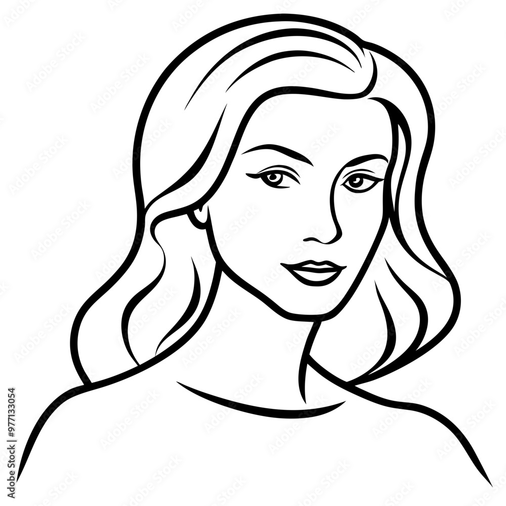 Woman silhouette Woman silhouette
