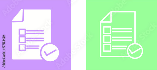 Valid Document Vector Icon