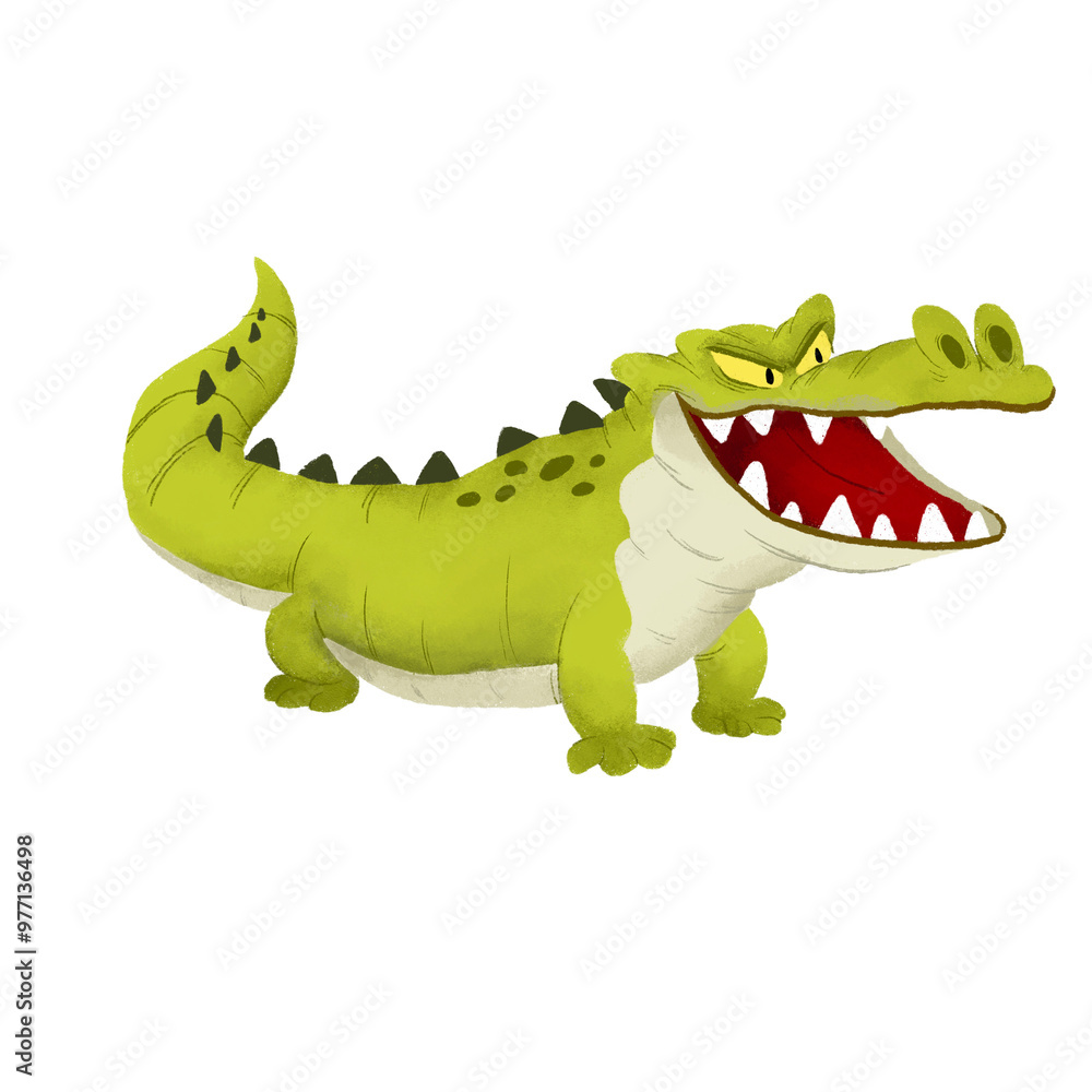 Naklejka premium Crocodile