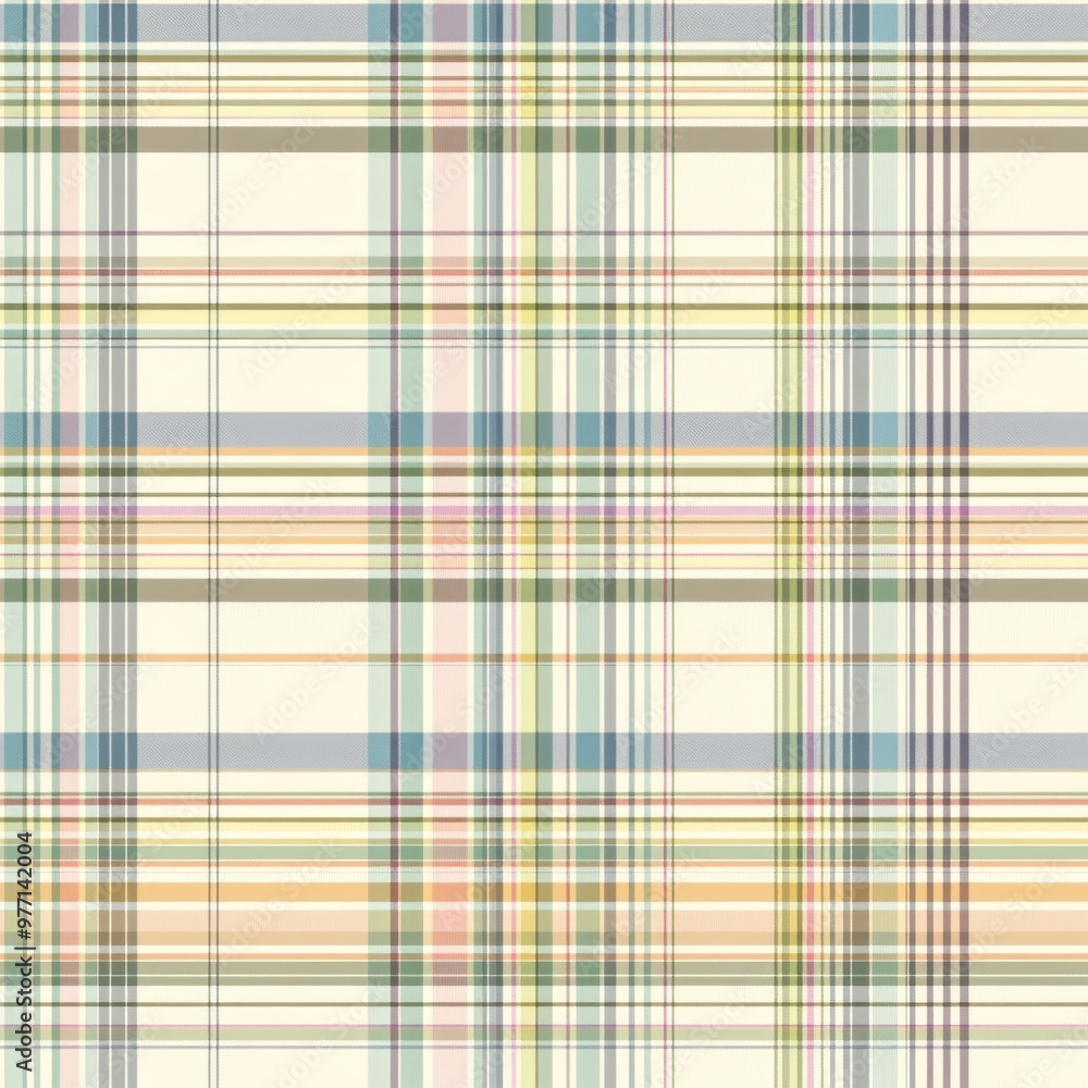 Classic Tartan Plaid Pattern in Subtle Earth Tones for Design Backgrounds Classic Tartan Plaid Pattern in Subtle Earth Tones for Design Backgrounds