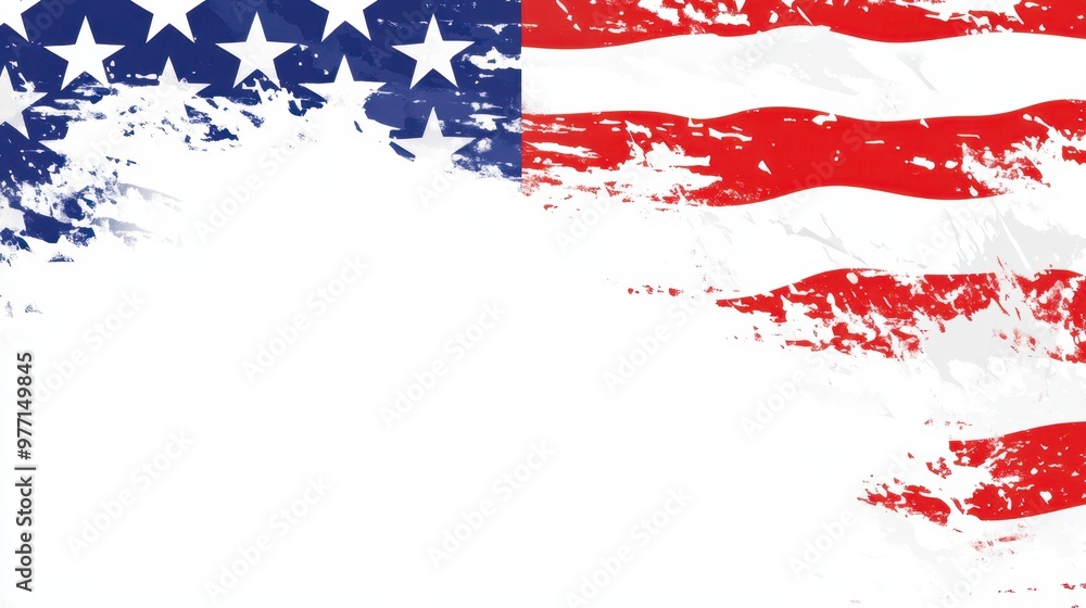 Distressed American Flag Background for Patriotic Concepts Distressed American Flag Background for Patriotic Concepts
