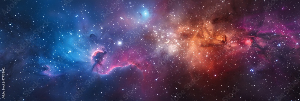 Cosmic Cloudscape Nebula, Stars, and Dust in a Colorful Galaxy for Space and Astronomy Projects Cosmic Cloudscape Nebula, Stars, and Dust in a Colorful Galaxy for Space and Astronomy Projects