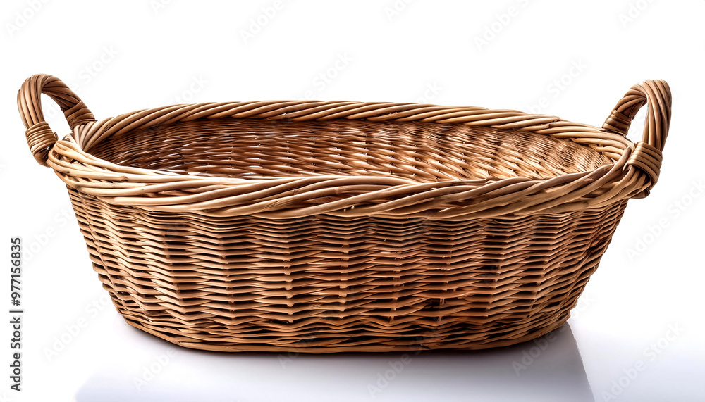 Laundry basket isolated on white background Laundry basket isolated on white background