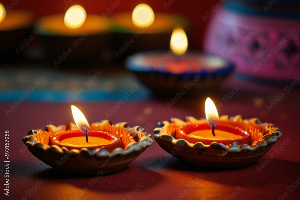burning candles in a church burning candles in a church