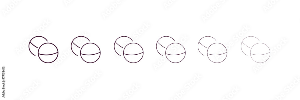 bath salts bomb outline icon. Linear vector from beauty concept. 6 different line style bath salts bomb icon included thin, light, regular, medium, bold, black. bath salts bomb outline icon. Linear vector from beauty concept. 6 different line style bath salts bomb icon included thin, light, regular, medium, bold, black.