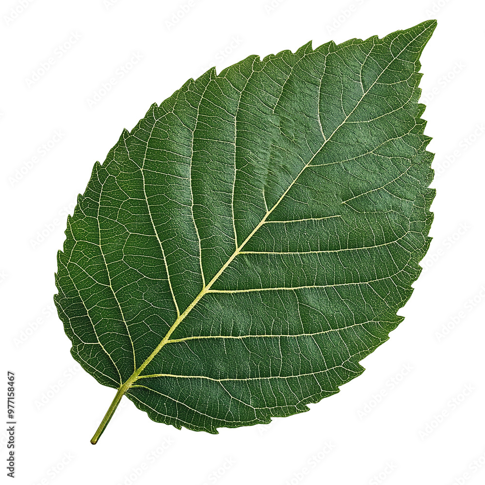 Fototapeta premium green leaf isolated on a transparent background