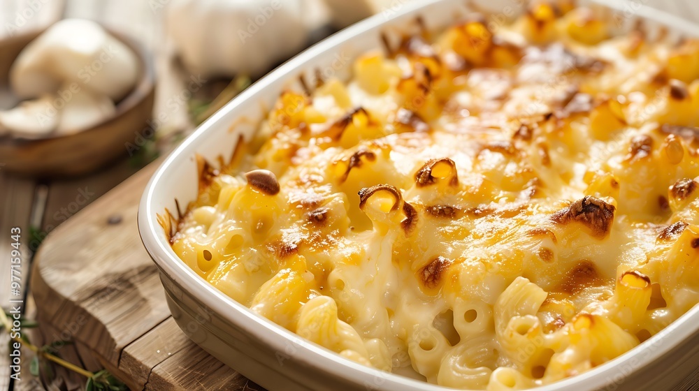 Macaroni and cheese baked Macaroni and cheese baked