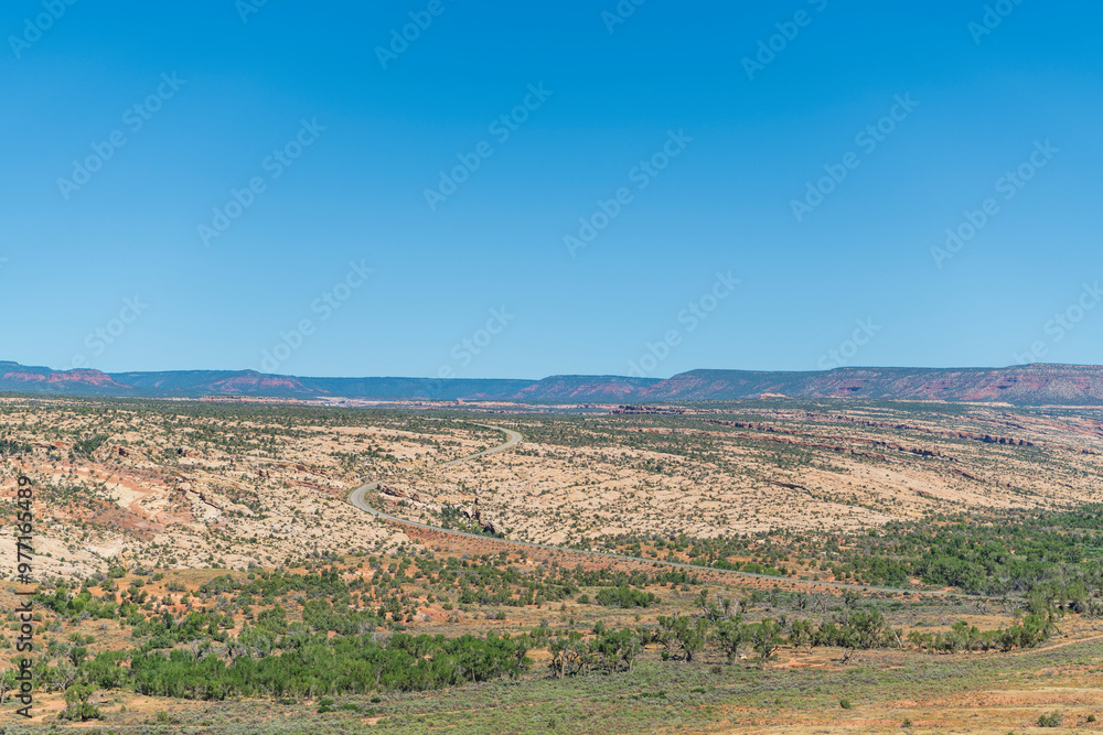 Utah state road 95 at comb ridge Utah state road 95 at comb ridge