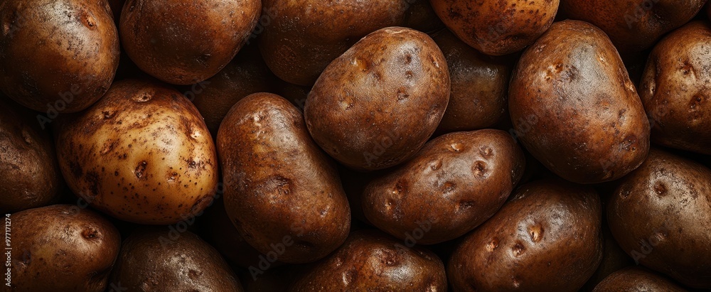 The Fresh Brown Potatoes The Fresh Brown Potatoes