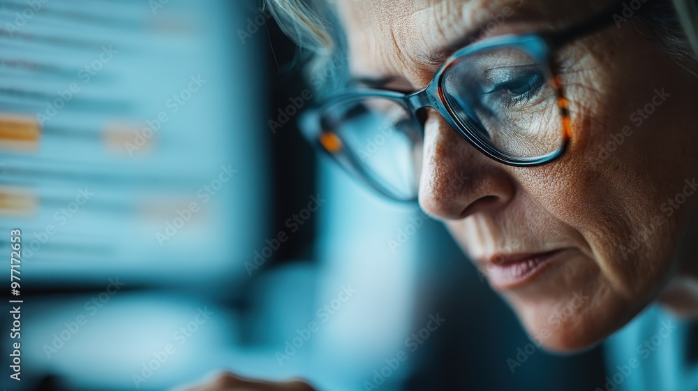 A blurred figure working at a computer with a coding screen in the background, emphasizing technology, development, and the focus on a digital work environment in a modern setting. A blurred figure working at a computer with a coding screen in the background, emphasizing technology, development, and the focus on a digital work environment in a modern setting.
