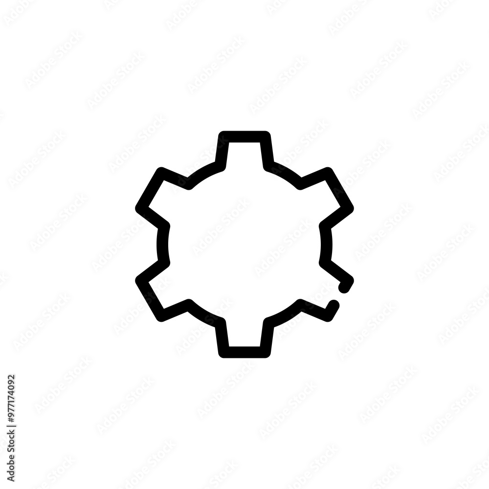 settings icon symbol vector template settings icon symbol vector template
