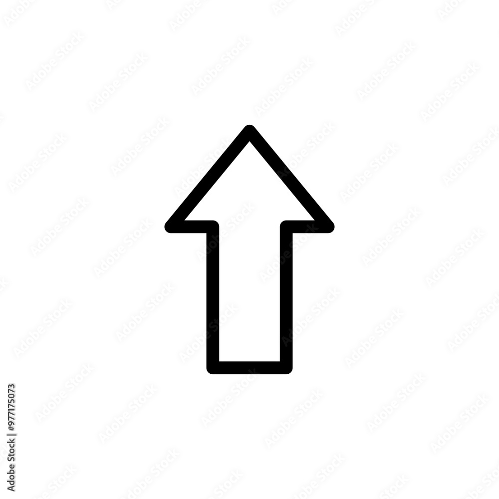 arrow, up icon symbol vector template arrow, up icon symbol vector template