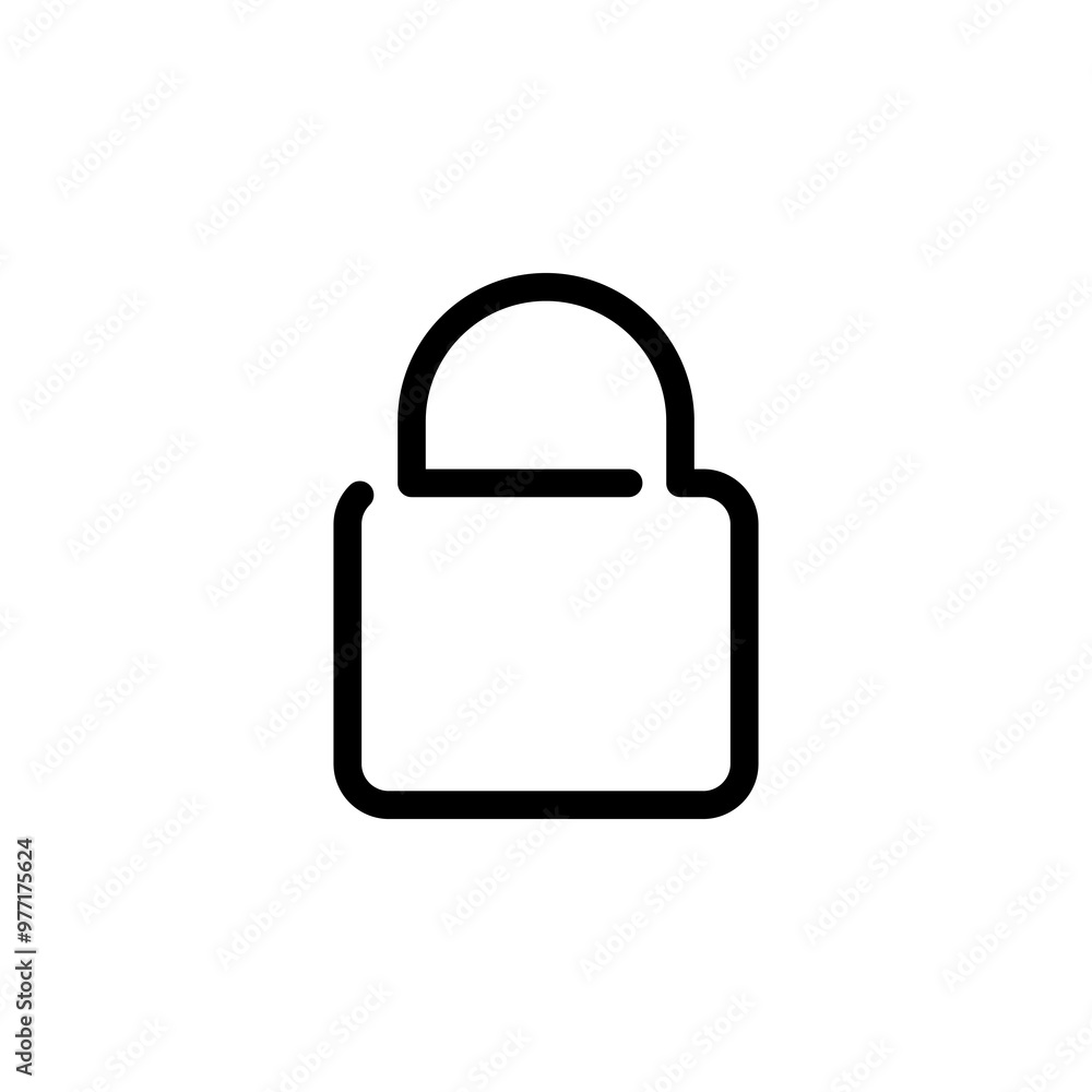 lock, padlock icon symbol vector template lock, padlock icon symbol vector template