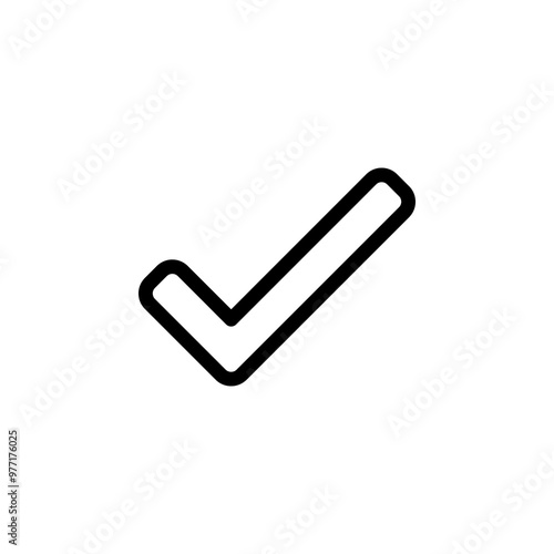 checklist, check mark icon symbol vector template