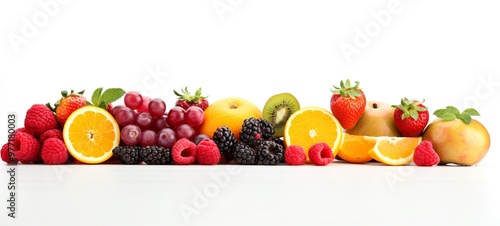 Assortment of Fresh and Flavorful Fruits in Vibrant Colors Showcasing Nature s Bounty photo