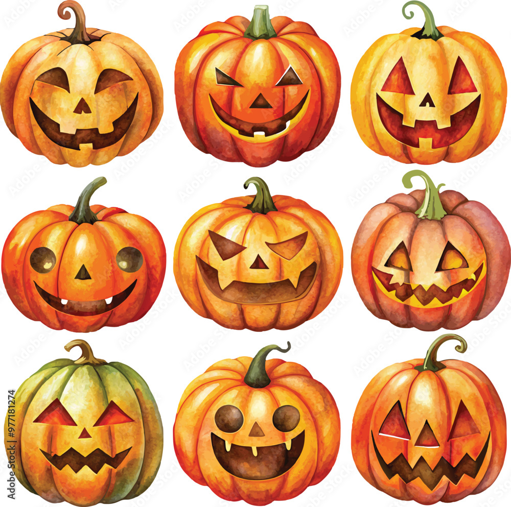 Halloween pumpkin collection Halloween pumpkin collection