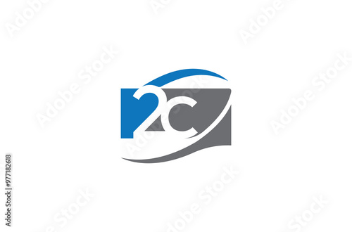 2c logo design vector templet, 2C Letter Initial Logo Design Template Vector Illustration, 2nd Chance - Number Letter 2C Logo 
