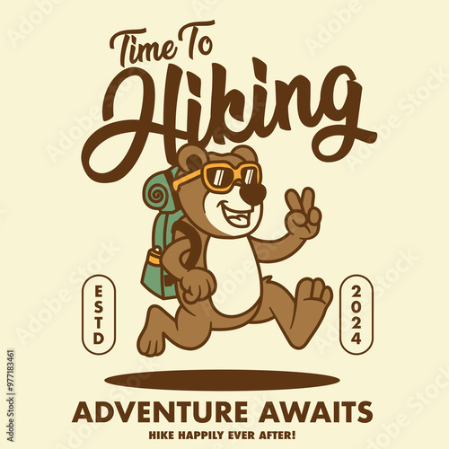 Cartoon character vector vintage retro