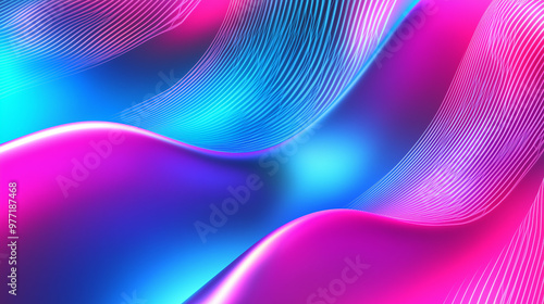 Abstract wavy background. 3d rendering, 3d illustration.