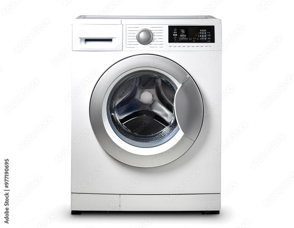 washing machine isolated on white background washing machine isolated on white background