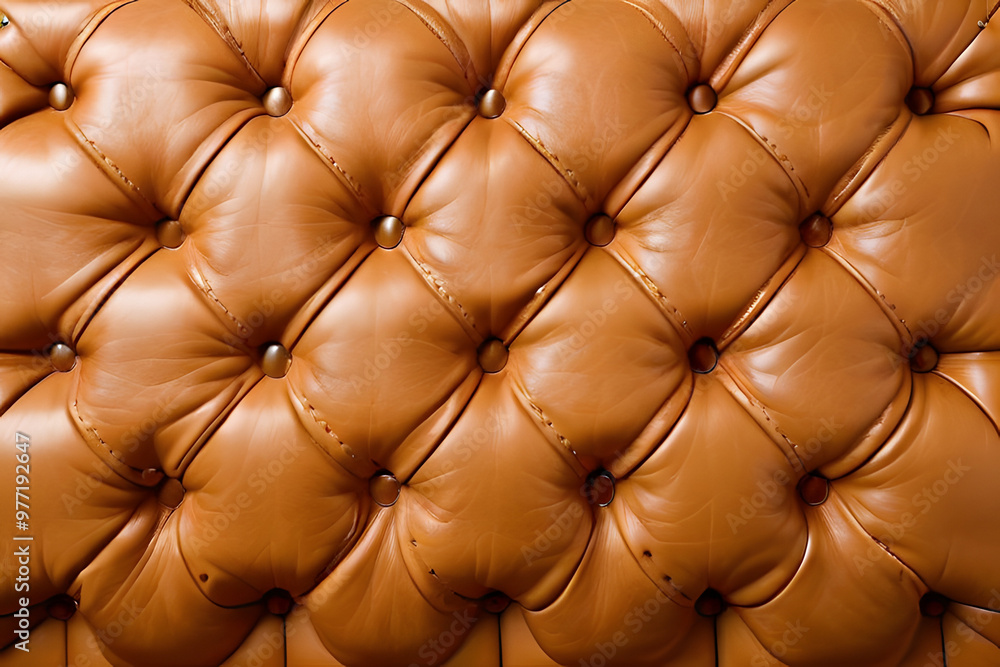 Fototapeta premium brown leather upholstery