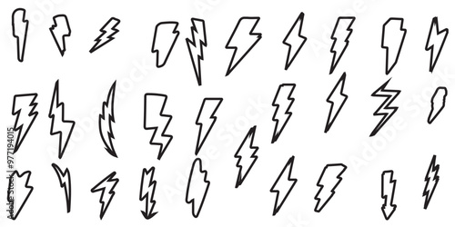Illustration of electrical element icons