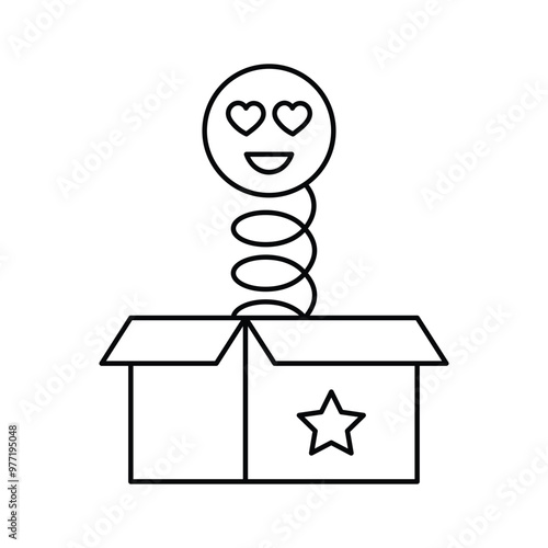 A fun and surprising fool box popping with joy