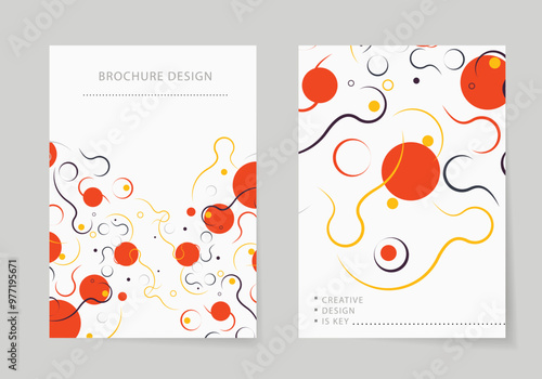 Graphic shape design vector background. Abstract geometric modern backdrop for flyer or brochure