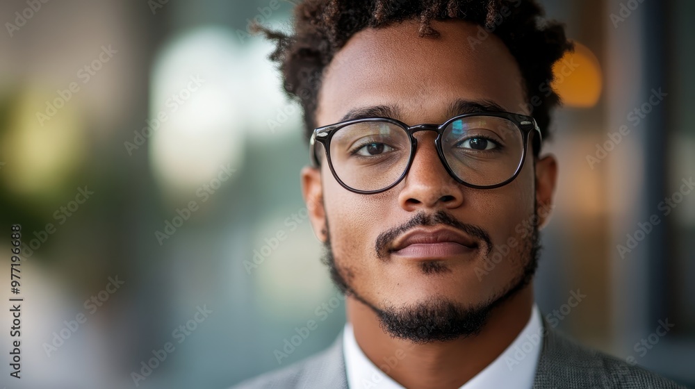 Close-up of a thoughtful bearded man wearing glasses, conveying a sense of focus and contemplation within a soft, blurred background that enhances modern elegance. Close-up of a thoughtful bearded man wearing glasses, conveying a sense of focus and contemplation within a soft, blurred background that enhances modern elegance.