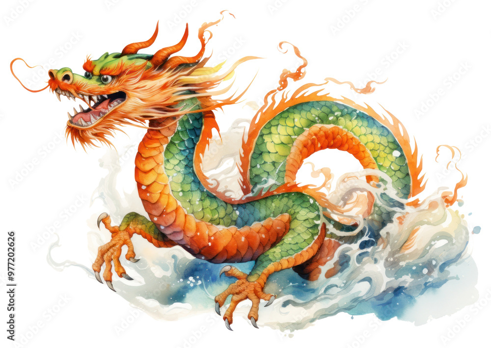 Obraz premium PNG Dragon representation chinese dragon creativity.