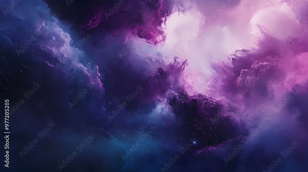 Stunning Outer Space Galaxy Background Featuring Nebula and Star Patterns Stunning Outer Space Galaxy Background Featuring Nebula and Star Patterns