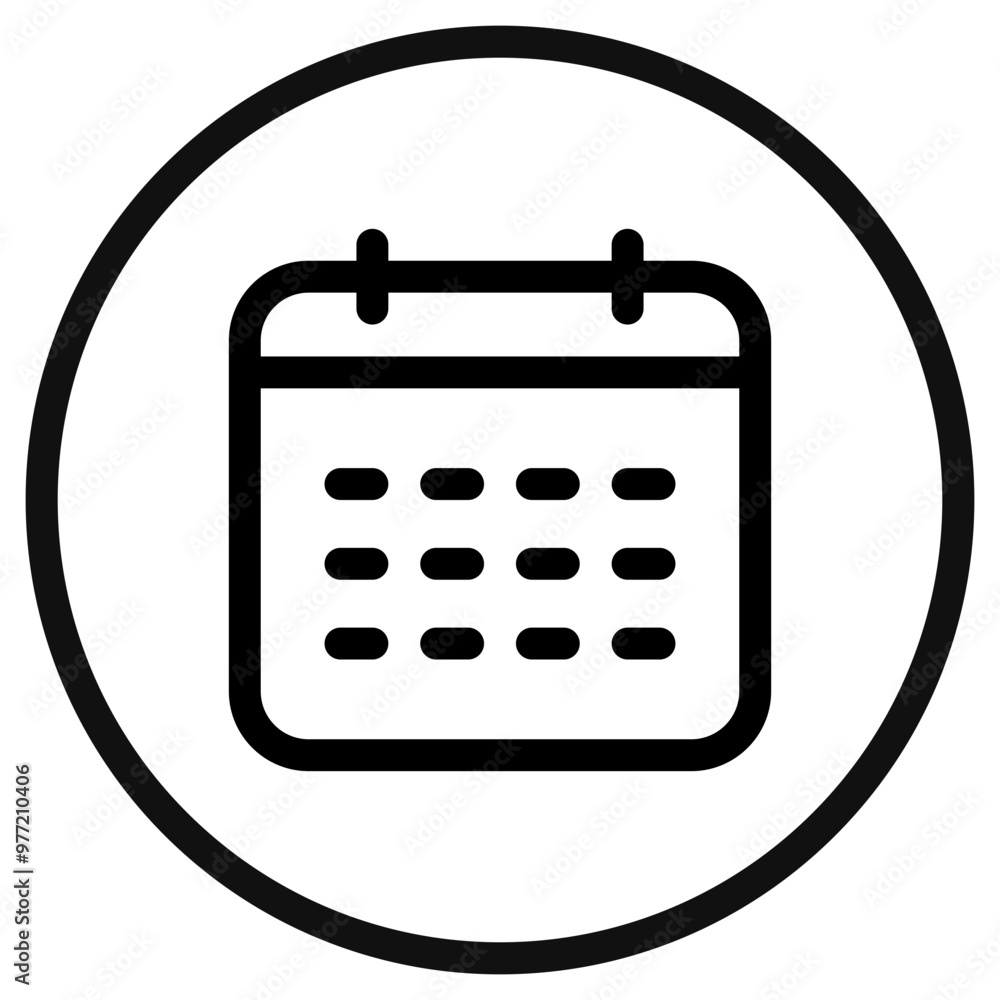 Editable vector calendar, date icon. Part of a big icon set family. Perfect for web and app interfaces, presentations, infographics, etc Editable vector calendar, date icon. Part of a big icon set family. Perfect for web and app interfaces, presentations, infographics, etc