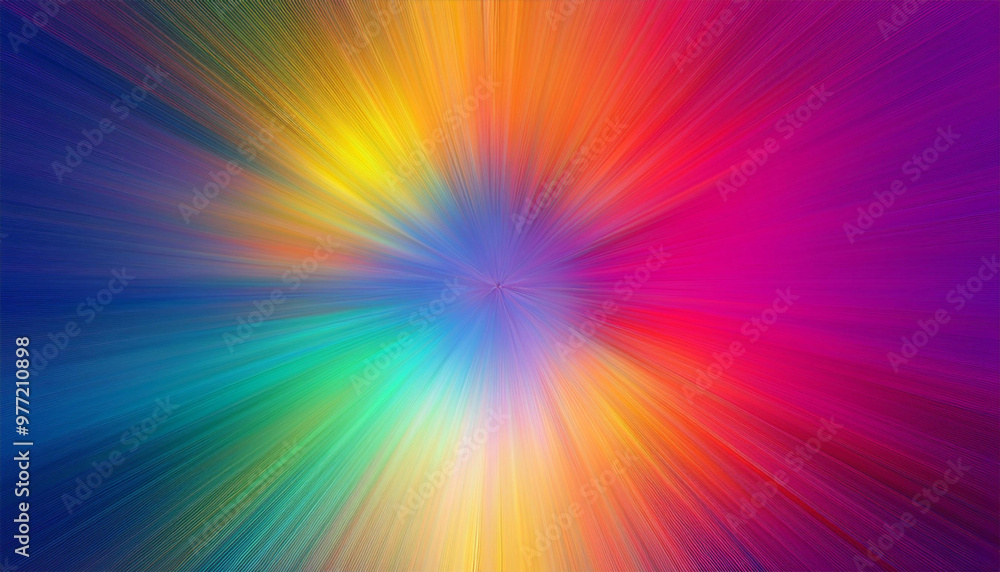 Abstract gradient rainbow spectrum radial illustration. Abstract gradient rainbow spectrum radial illustration.
