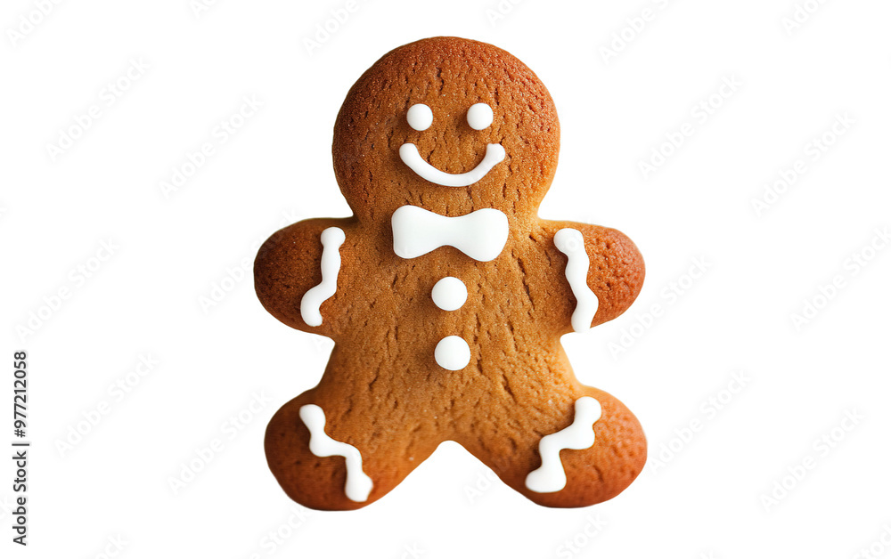 Gingerbread man on white background,png Gingerbread man on white background,png