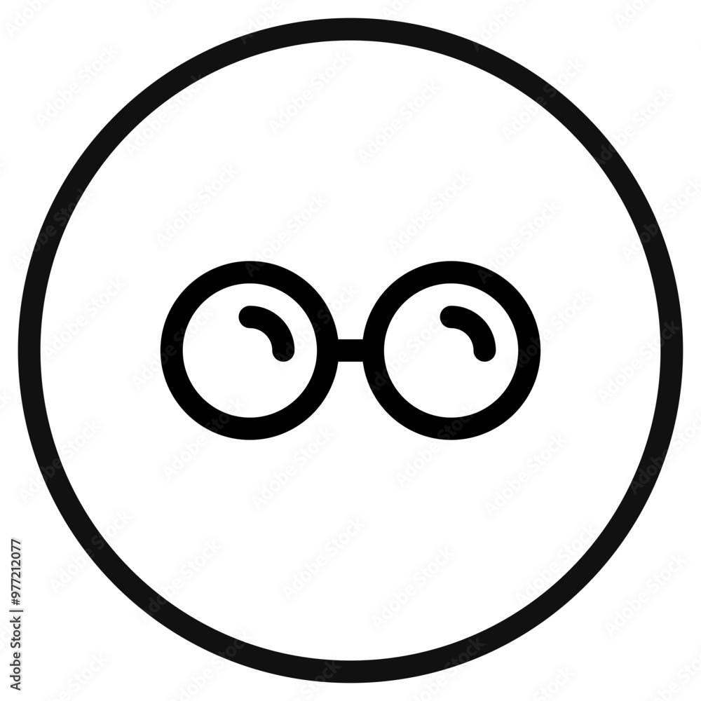 Editable glasses, reading mode vector icon. Part of a big icon set family. Perfect for web and app interfaces, presentations, infographics, etc Editable glasses, reading mode vector icon. Part of a big icon set family. Perfect for web and app interfaces, presentations, infographics, etc