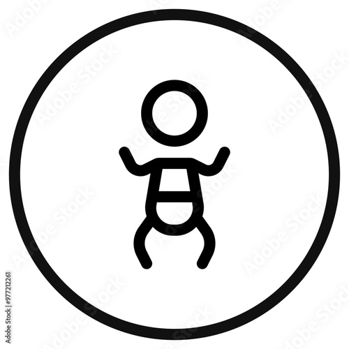 Editable baby, nursing room vector icon. Part of a big icon set family. Perfect for web and app interfaces, presentations, infographics, etc