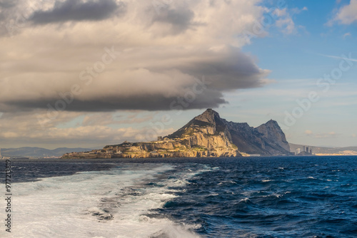Beautiful Landscape View of Gibraltar, Spain's South Coast, Europe