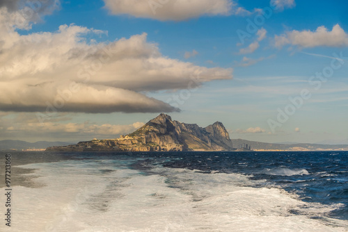 Beautiful Landscape View of Gibraltar, Spain's South Coast, Europe