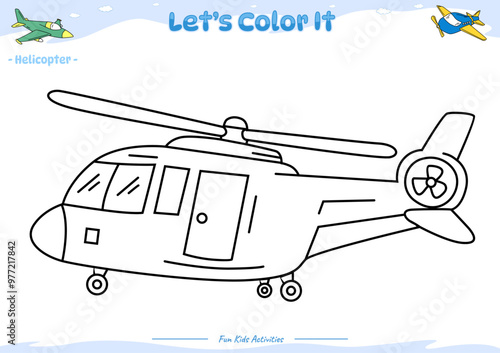 Lets color it Helicopter 5