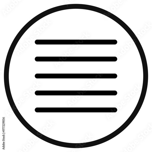 Editable paragraph justified alignments vector icon. Part of a big icon set family. Perfect for web and app interfaces, presentations, infographics, etc