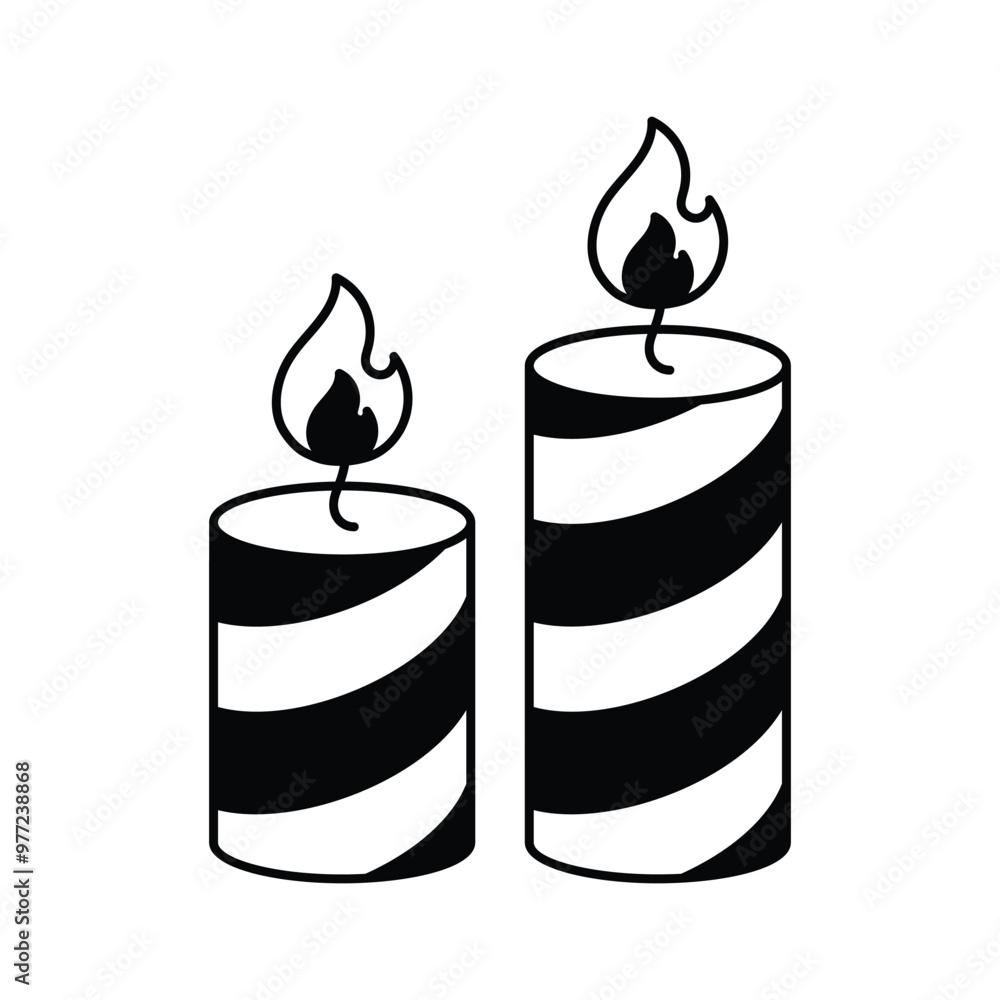 Romantic candles creating a warm and intimate ambiance Romantic candles creating a warm and intimate ambiance