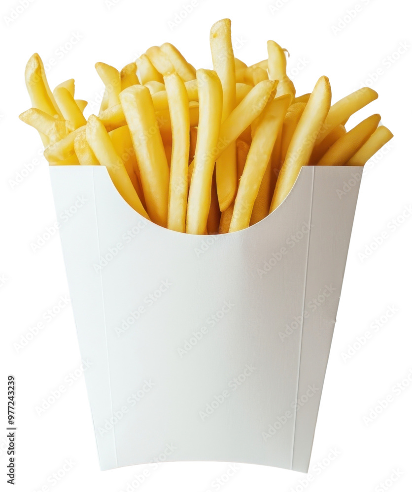 PNG Fries box mockup food white background freshness. PNG Fries box mockup food white background freshness.