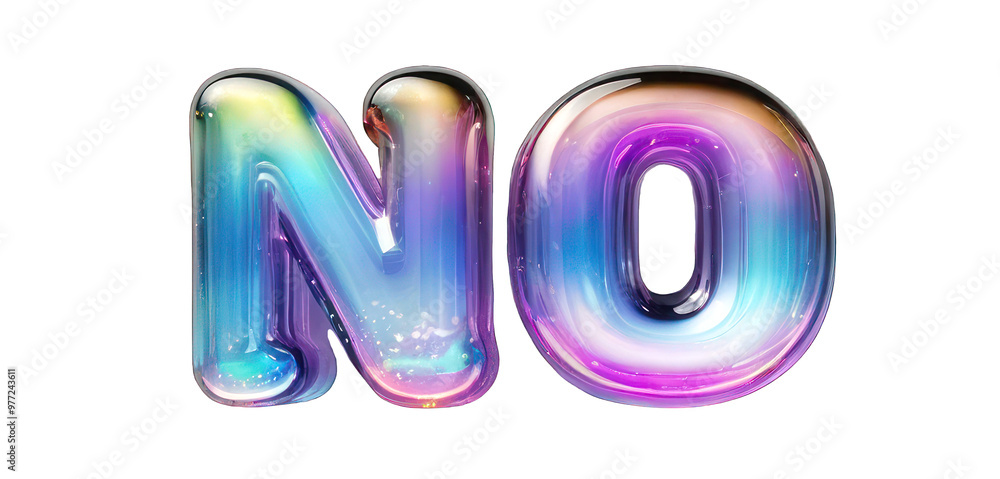 Molten Y2K metal element with shiny chrome surface isolated on transparent background. 3D volumetric pastel holographic inscription no. Molten Y2K metal element with shiny chrome surface isolated on transparent background. 3D volumetric pastel holographic inscription no.