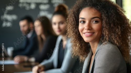 A recruitment agency portrait, recruiters working together to match candidates with companies.