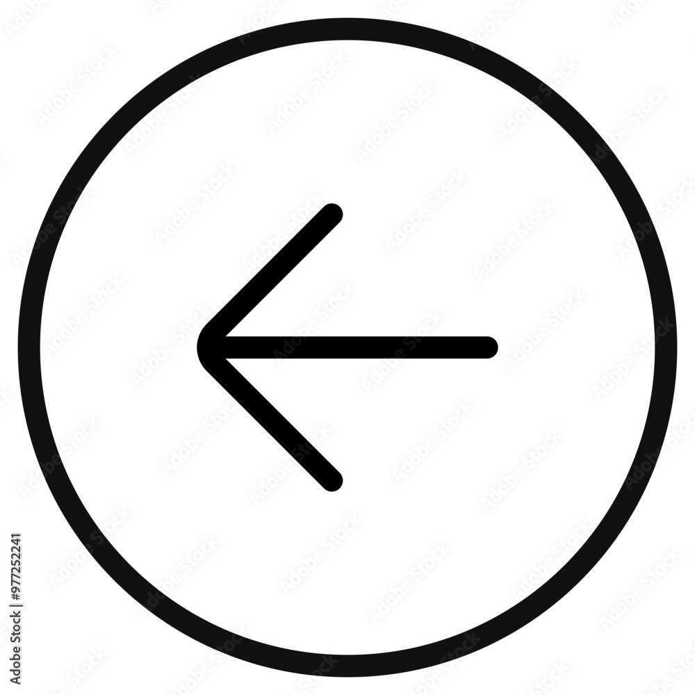 Vector single arrow chevron left icon. Black, white background. Perfect for app and web interfaces, infographics, presentations, marketing, etc. Vector single arrow chevron left icon. Black, white background. Perfect for app and web interfaces, infographics, presentations, marketing, etc.