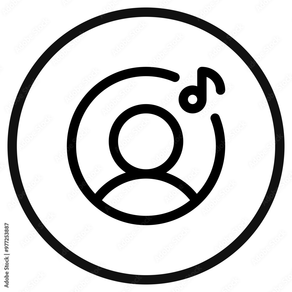 Editable vector artist musician icon. Black, transparent white background. Part of a big icon set family. Perfect for web and app interfaces, presentations, infographics, etc Editable vector artist musician icon. Black, transparent white background. Part of a big icon set family. Perfect for web and app interfaces, presentations, infographics, etc