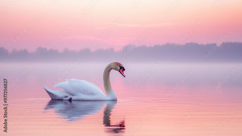 A serene photo of a swan gracefully swimming on a lake, its head and neck forming a perfect S-shape, symbolizing elegance.
A serene photo of a swan gracefully swimming on a lake, its head and neck forming a perfect S-shape, symbolizing elegance.