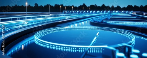 AI-enhanced water management, holographic distribution networks, digital reservoirs